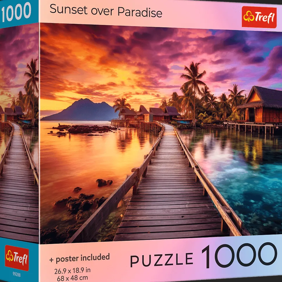 Puzzle 1000 el. USA Collection: Sunset over Paradise