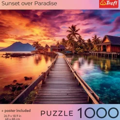 Puzzle 1000 el. USA Collection: Sunset over Paradise