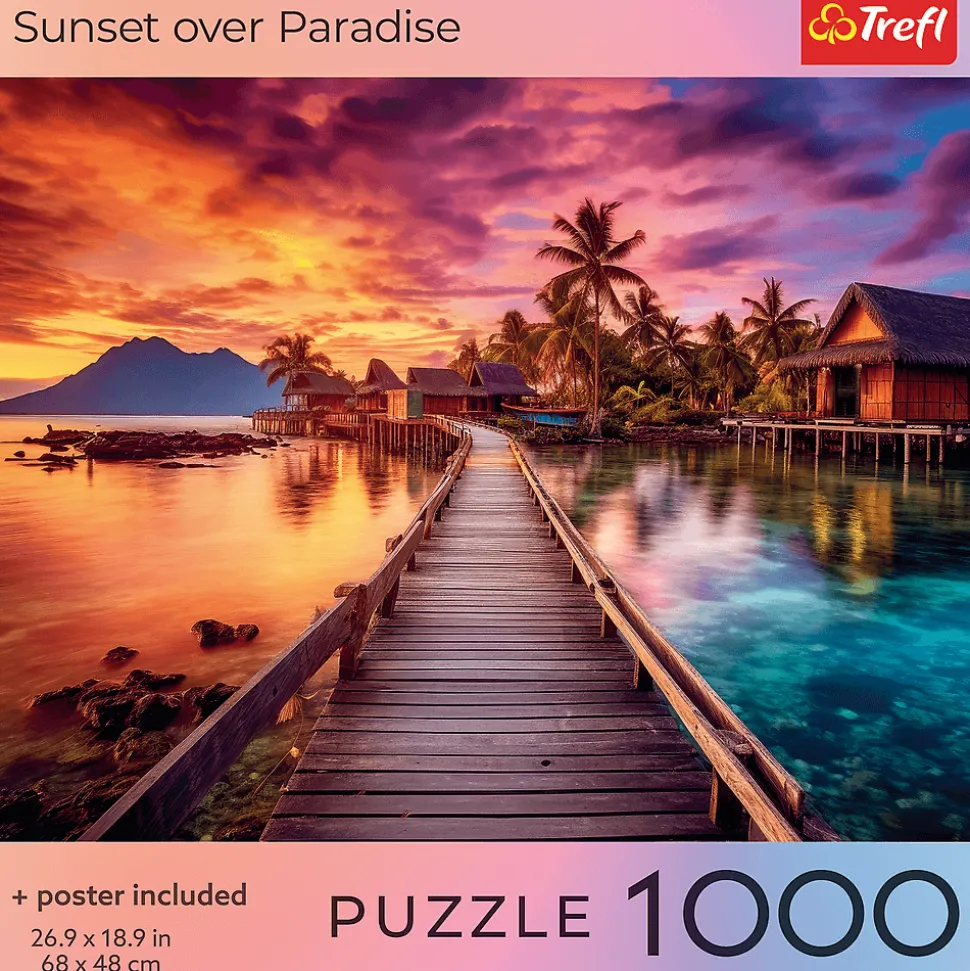 Puzzle 1000 el. USA Collection: Sunset over Paradise