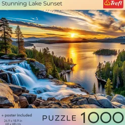 Puzzle 1000 el. USA Collection: Stunning Lake Sunset