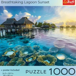 Puzzle 1000 el. USA Collection: Breathtaking Lagoon Sunset
