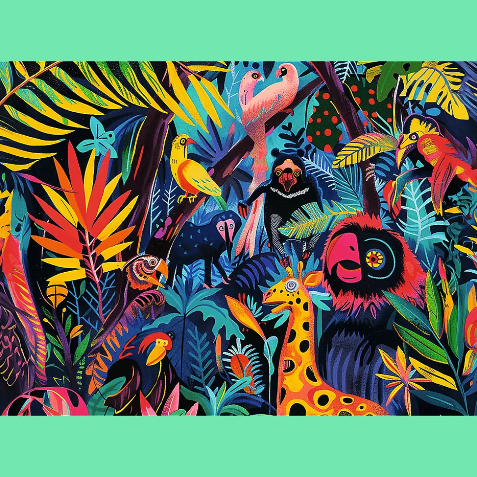 Puzzle 1000 el. USA Collection: In the Jungle