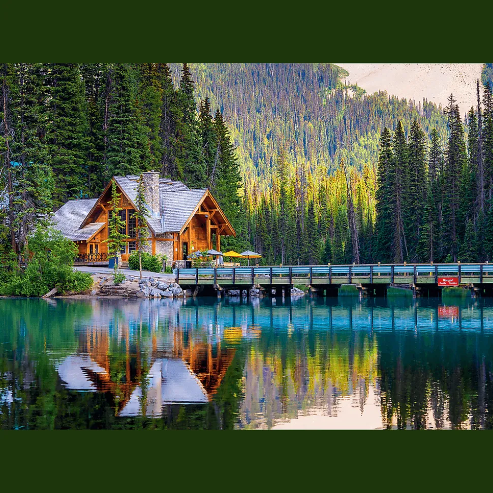 Puzzle 1000 el. USA Collection: Emerald Lake, Yoho National Park