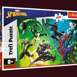 Puzzle 300 el. W pajęczej sieci, Spiderman