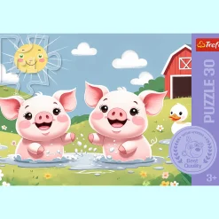 Puzzle 30 el. Wesołe życie na wsi