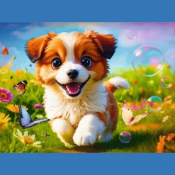 Puzzle 500 el. Wesoły piesek