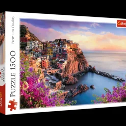 Puzzle 1500 el. Widok na miasteczko Manarola