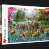 Puzzle 1000 el. Wilcza rodzina