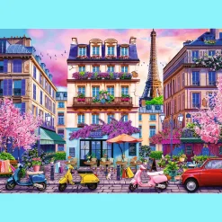 Puzzle 4000 el. Wiosna w Paryżu