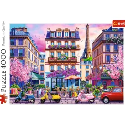 Puzzle 4000 el. Wiosna w Paryżu
