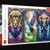 Puzzle 1000 el. Witraż, Zwierzęta