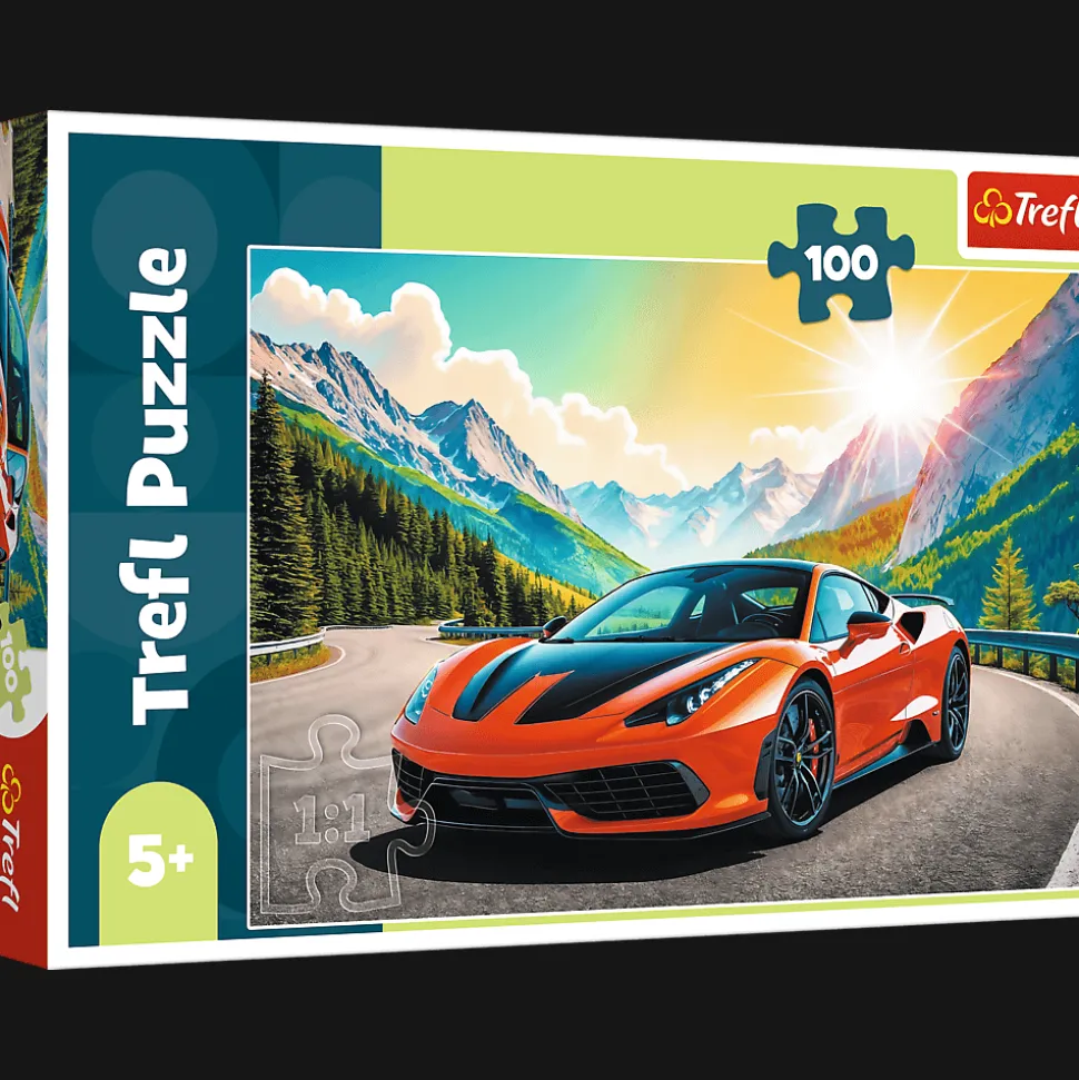 Puzzle 100 el. Wyścig z czasem