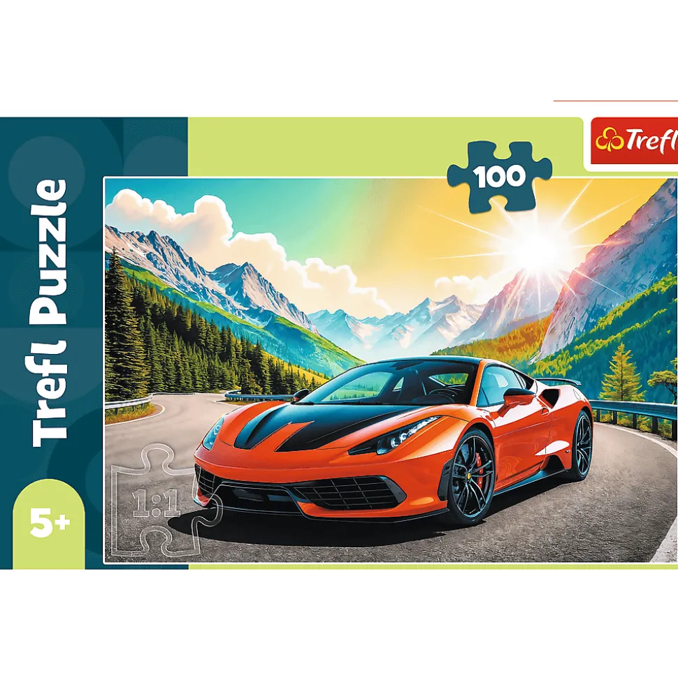 Puzzle 100 el. Wyścig z czasem