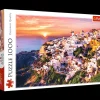 Puzzle 1000 el. Zachód słońca nad Santorini