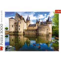 Puzzle 3000 el. Zamek w Sully-sur-Loire, Francja
