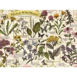 Puzzle 500 el. Zielnik: Zioła lecznicze