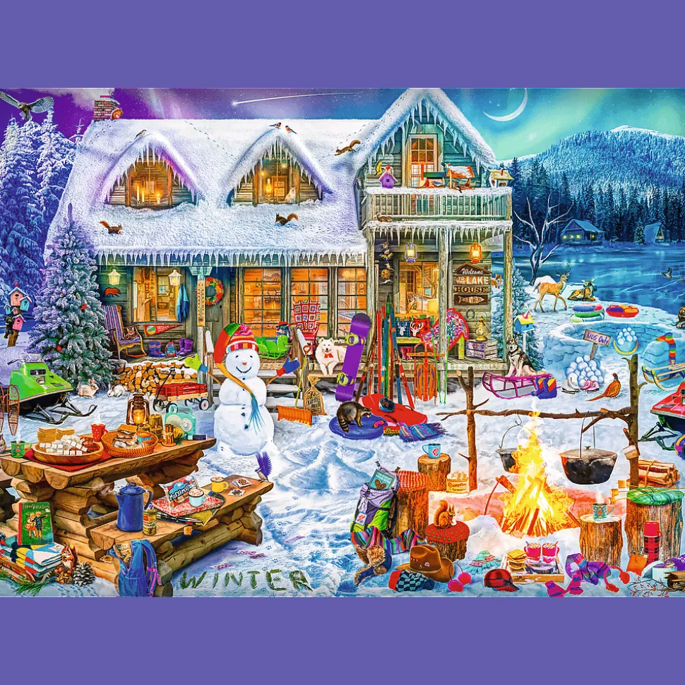 Puzzle 1000 el. Zimowy czas
