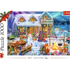 Puzzle 1000 el. Zimowy czas