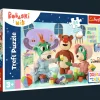 Puzzle 24 Maxi Bobaski i miś Zabawy Treflików przed snem - Dobranoc, Trefliki na noc