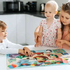 Puzzle 24 Maxi Bobaski i miś Zabawy Treflików przed snem - Dobranoc, Trefliki na noc