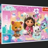 Puzzle 24 Maxi Koci Domek Gabi, Koci świat Gabby