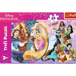 Puzzle 24 Maxi Księżniczki, Uśmiech przyjaźni