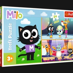 Puzzle 24 maxi Milo, Przygody małego Kotka Milo