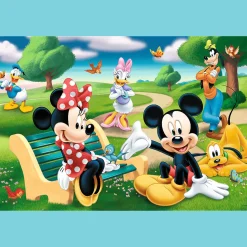Puzzle 24 maxi Myszka Miki w gronie przyjaciół