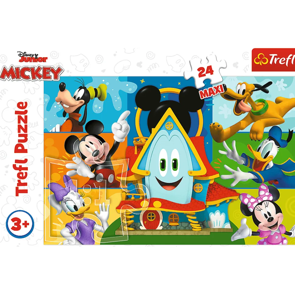 Puzzle 24 maxi Myszka Miki i przyjaciele