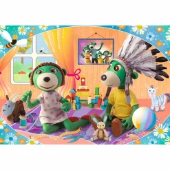 Puzzle 24 Maxi Rodzina Treflików Bawmy się razem!