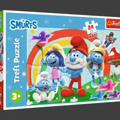 Puzzle 24 maxi Smerfy, Smerfny dzień