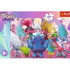 Puzzle 24 Maxi Trolls W świecie Trolli