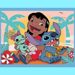 Puzzle + Memos 2w1 Lilo & Stitch, Wesoły Dzień
