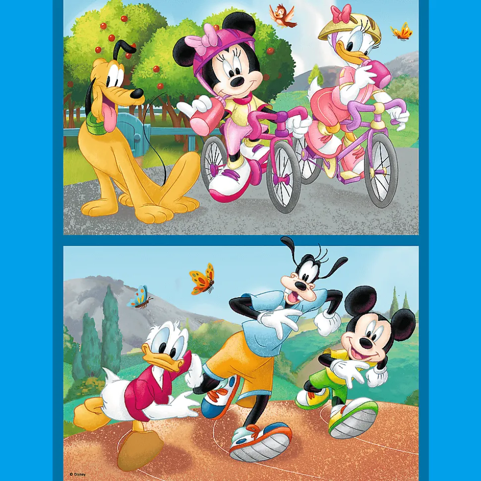 Puzzle + Memos 2w1 Myszka Miki Poznaj bohaterów Disney