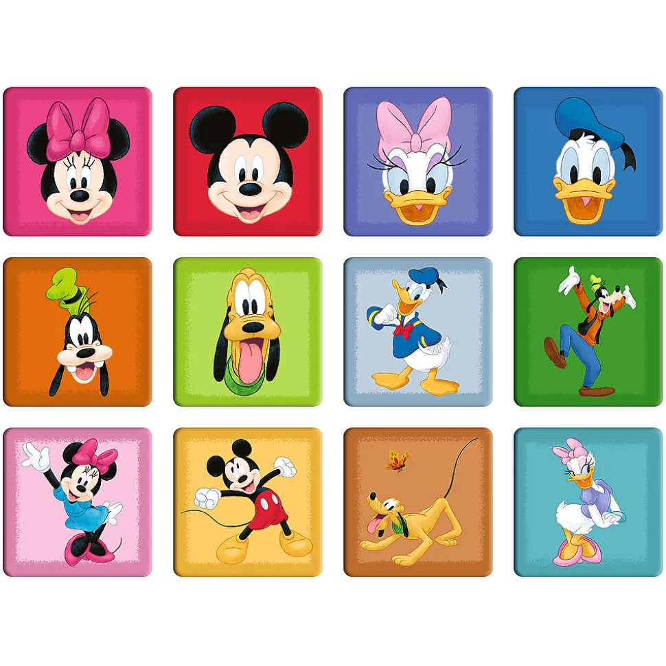 Puzzle + Memos 2w1 Myszka Miki Poznaj bohaterów Disney