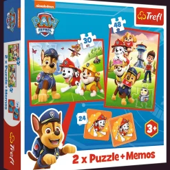 Puzzle + Memos 2w1 Psi Patrol Psia ekipa w akcji