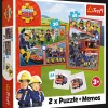 Puzzle + Memos 2w1 Strażak Sam Drużyna Strażaka Sama