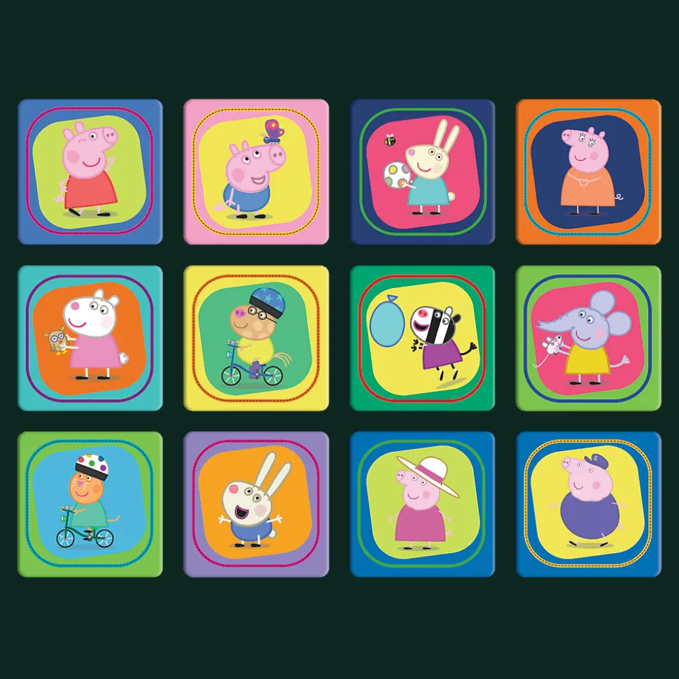 Puzzle + Memos 2w1 Świnka Peppa Radosne chwile z Świnką Peppą