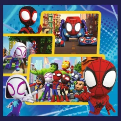 Puzzle 3 w 1 Spidey, Przygody Spidey?a i przyjaciół