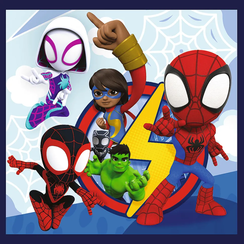 Puzzle 3 w 1 Spidey, Przygody Spidey?a i przyjaciół