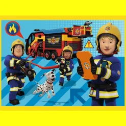 Puzzle 4 w 1 Strażak Sam, Strażak na sygnale