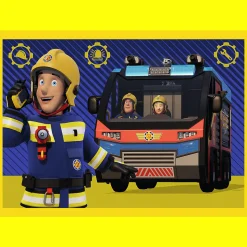 Puzzle 4 w 1 Strażak Sam, Strażak na sygnale