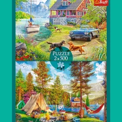 Puzzle 2 x 500 el. Letni relaks