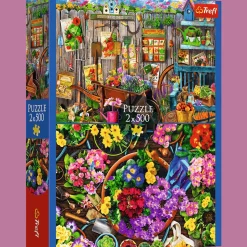 Puzzle 2 x 500 el. Prace w ogrodzie