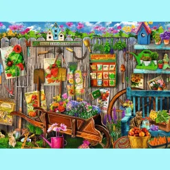 Puzzle 2 x 500 el. Prace w ogrodzie