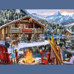 Puzzle 2 x 500 el. Święta w górach