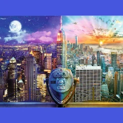 Puzzle 2 x 500 el. Wycieczka po Ameryce