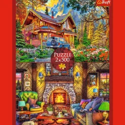 Puzzle 2 x 500 el. Wycieczka w góry