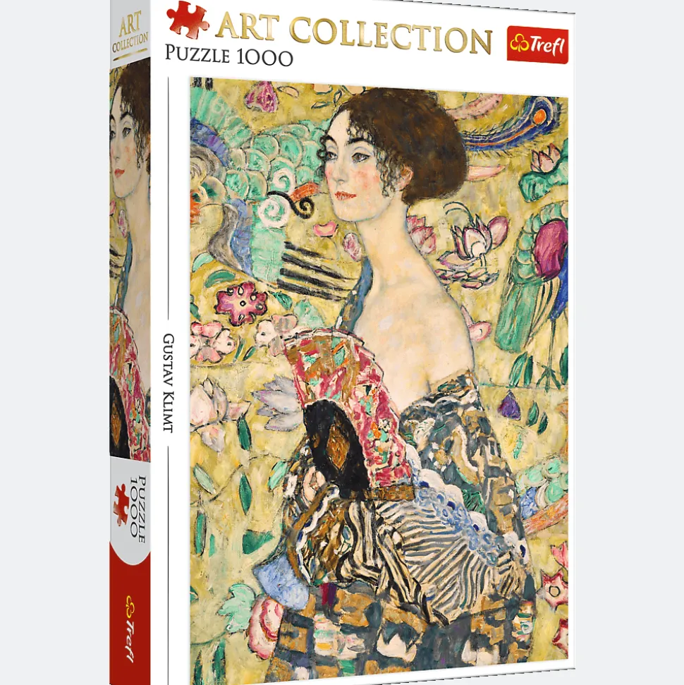 Puzzle Art Collection 1000 el. Dama z wachlarzem