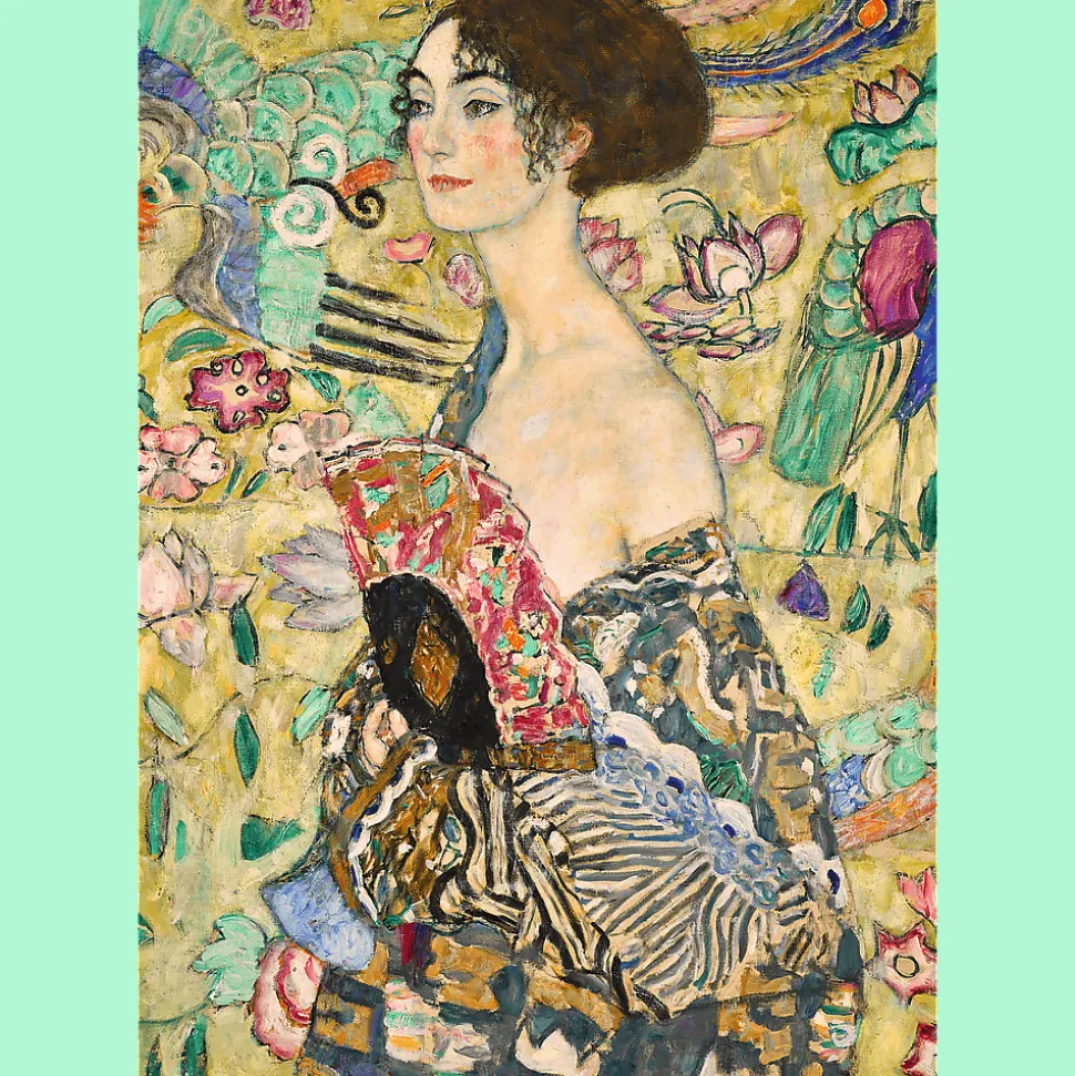 Puzzle Art Collection 1000 el. Dama z wachlarzem